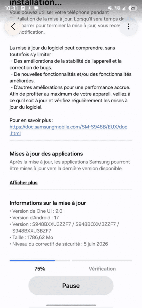 Samsung lança One UI 9 Beta 3 para Galaxy S26